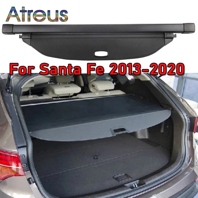 For 2019 Hyundai Santa Fe Sport Retractable Cargo Cover Security Trunk Shade Van