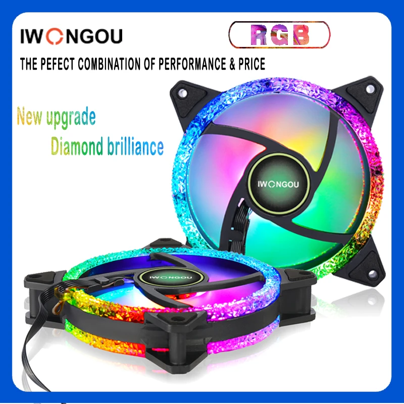 Двойные бриллианты RGB 120 мм двойные кольца 6-контактный Пульт дистанционного