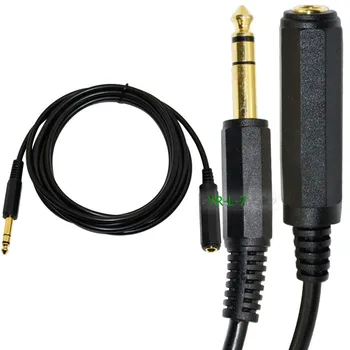 

6.35mm Male SP to 6.35mm SP Female Sound loudspeaker KTV microphone Extended line Cable 180cm 300cm 500cm 6ft 10ft 15ft