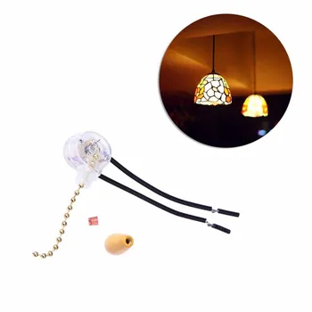 

1 Pc Ceiling Fan Light Fan Switch 2-Wire Lighting Accessories 3 Speed for Wall Light Table Lamp Desk Lamp Bedside Lamp