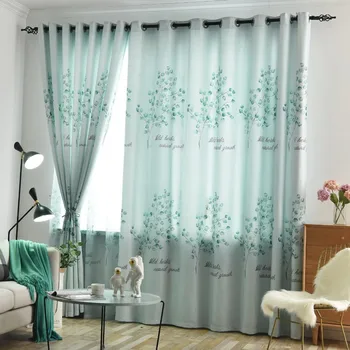 

Literary Fresh Modern bei europfine Small Simple Curtains Bedroom Windows and Balcony Curtains for Living Room