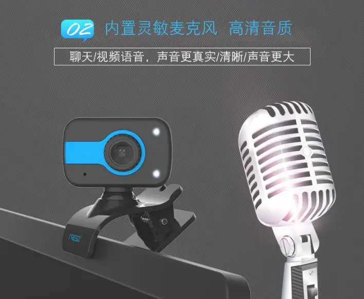 HD компьютерная настольная камера для ноутбука распознавание лица USB2.0 Цифровая камера с микрофоном