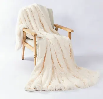 

Autumn Winter Thickened Plush Fleece Blanket Warm Soft Artificial Cashmere Throw Blanket Home Textile Coral Fleece Bedsheet