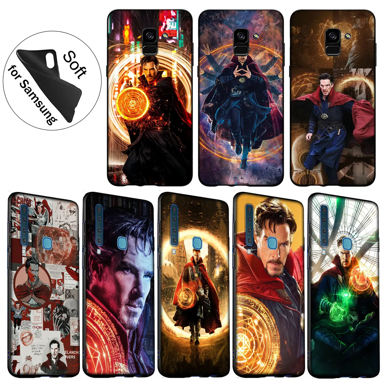 Мягкий силиконовый чехол IYICAO Marvel Doctor Stephen Strange для samsung Galaxy J8 J7 Duo J6 J4 Plus A2 Core Prime 2018 |