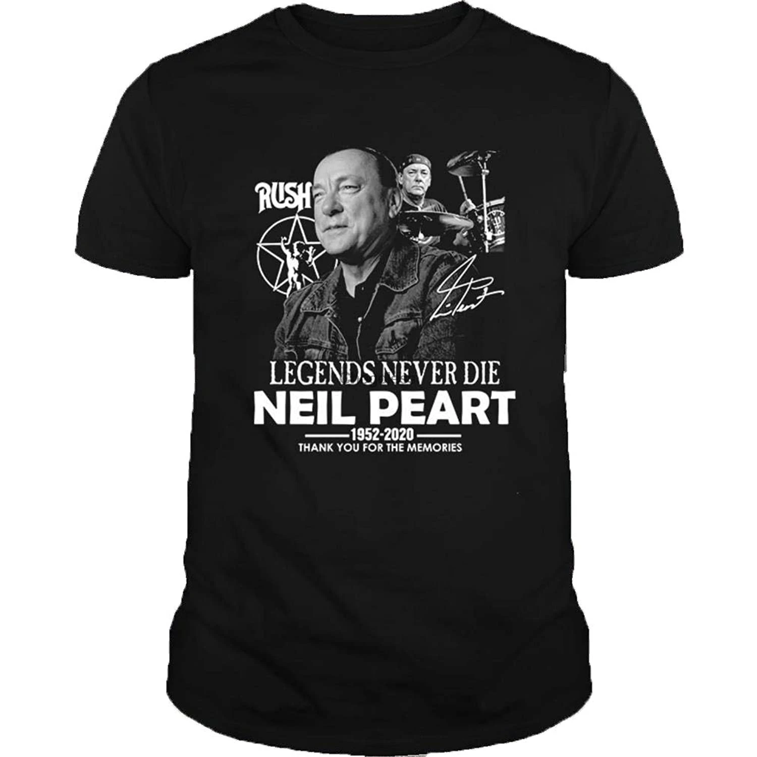 Neil peart legends never die shirt Clearance