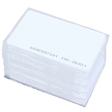 150 шт ID бейдж доступа EM4100 125 кГц RFID