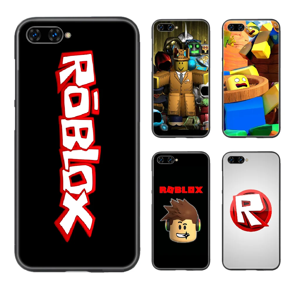 Popular Game Roblox Phone Case Cover Hull For Huawei Honor 8 8c 8a 8x 9 9a 9x V10 Mate 10 20 I Lite Pro Black Cover Trend Phone Case Covers Aliexpress - phone case roblox