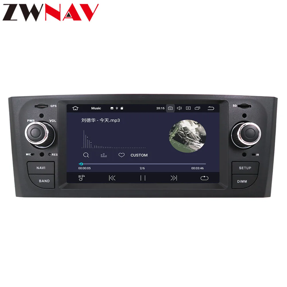 Best Quad core Android 9.1 car dvd multimedia player for Fiat Grande Punto Linea 2007-2012 GPS audio radio stereo wifi map head unit 2