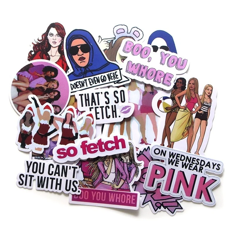 K416 20 шт./компл. Mean Girls 90s домашний Декор настенный мобильный телефон для ноутбука багаж ноутбук велосипедная гитара Скрапбукинг наклейки