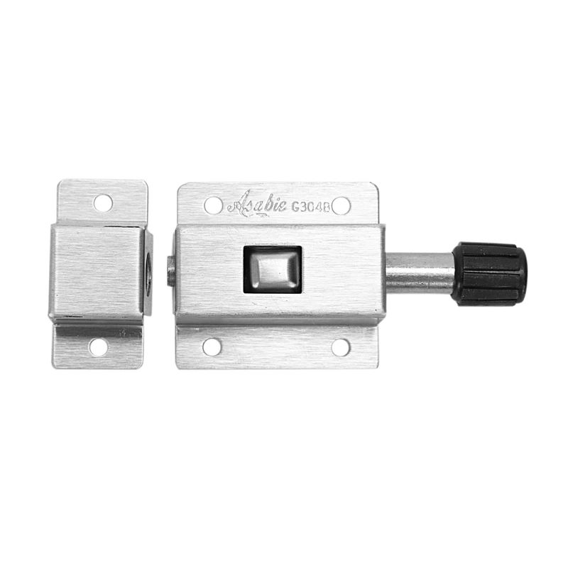 

Stainless Steel Spring Loaded Push Button 6 cm long Gate Door Lock Trap