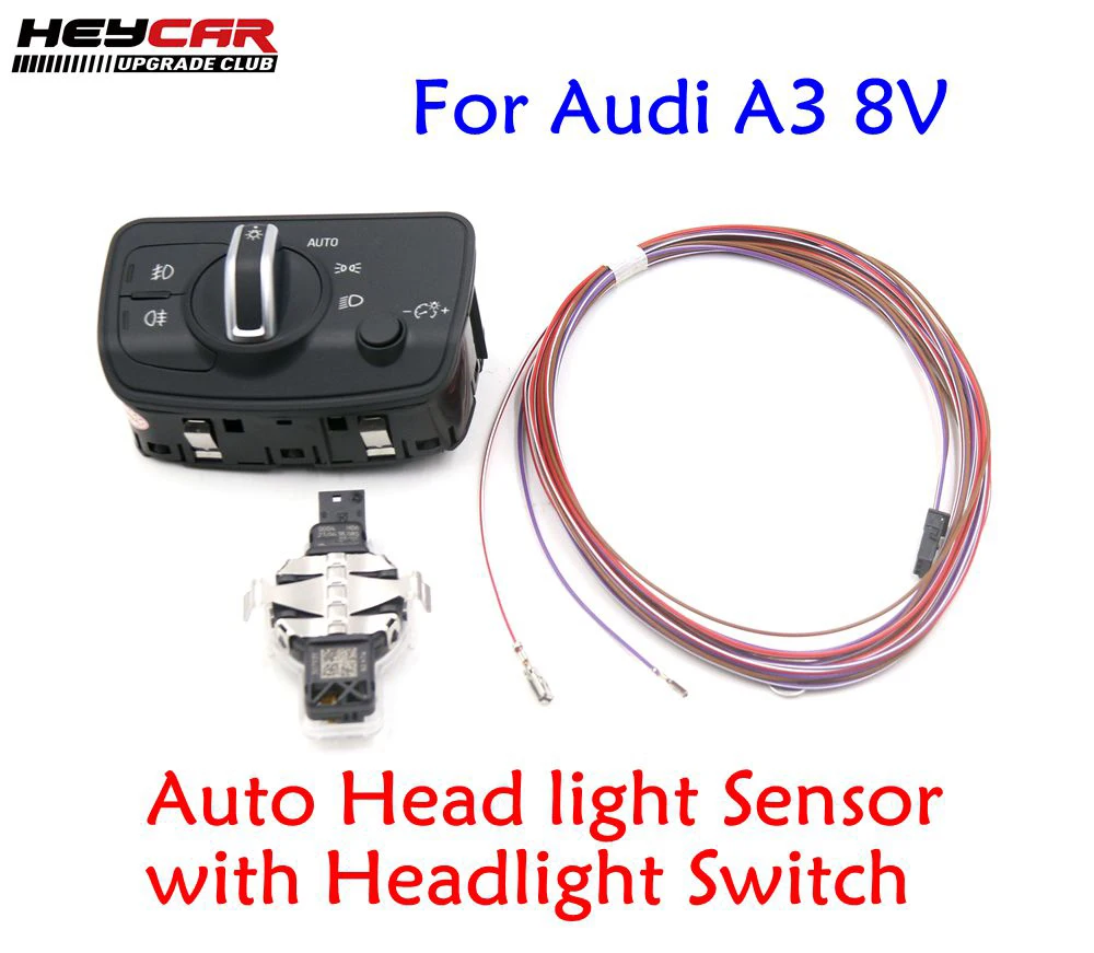 Датчик дождя автоматические щетки Авто головной свет сенсор с переключателем фар для Audi A3 8V