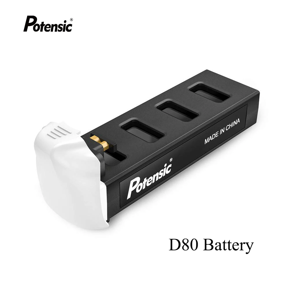 

Potensic Lipo Battery Replacement Part for D80 D85 D50 D58 A20 A30W T18 T25 T35 D20 U42 U47 RC Camera Drones Battery Accessories