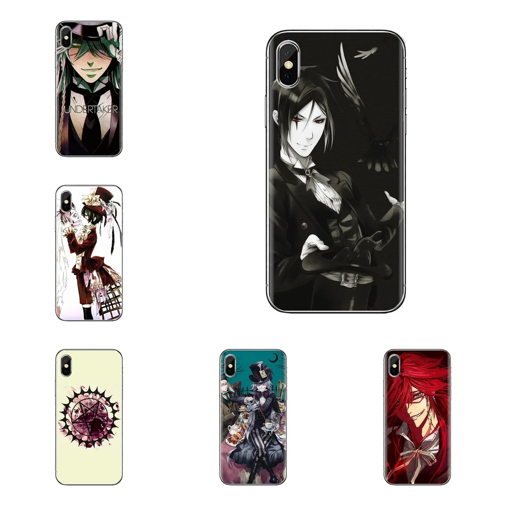 Чехол для телефона Xiao mi 4 5 5s 6 A1 A2 5X6X8 9 Lite SE Pro Max Mix 2 3 2S Black Butler Ciel Phantomh Sebastian |