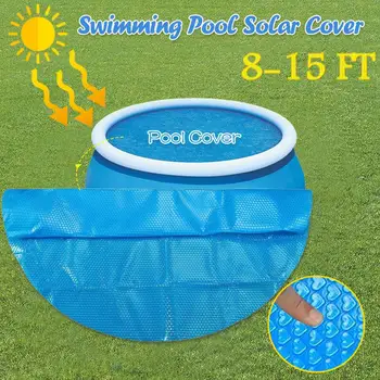 

8-15 Feet Ground Swimming Pool Cover Mat high-quality UV-resistant Polyester Rainproof Dust Cover Swimming Pool Accessories