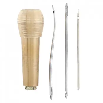 

50pcs/lot DIY Professional Leather Craft Tools Kit Hand Sewing Stitching Punch Carving Work Saddle Leathercraft Accessories