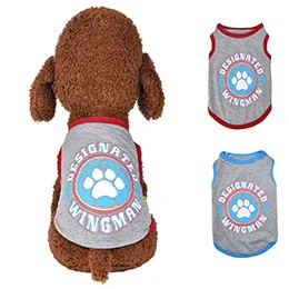 Fashion Claw Pattern Pet Vest Summer Breathable Comfortable Dog Cat Clothing