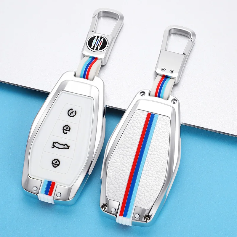 Copertura completa della cassa chiave dell'automobile in lega di zinco per Geely Coolray 2019-2020 Atlas Boyue NL3 Emgrand X7 EX7 SUV GT GC9 Borui accessori auto - H832270841c1e4a19a657e568f5b82c65k