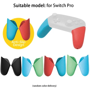 

1pair TPU Case Controller Grip Game Accessories Durable Cover Anti Slip Replacement Soft Protective Handle Shell For Switch Pro