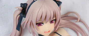 

11.5cm Japanese sexy anime figure lily rabbit ear Ribbon sexy girl action figure collectible model toys for boys