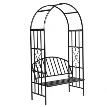

Garden Rose Arch with Bench