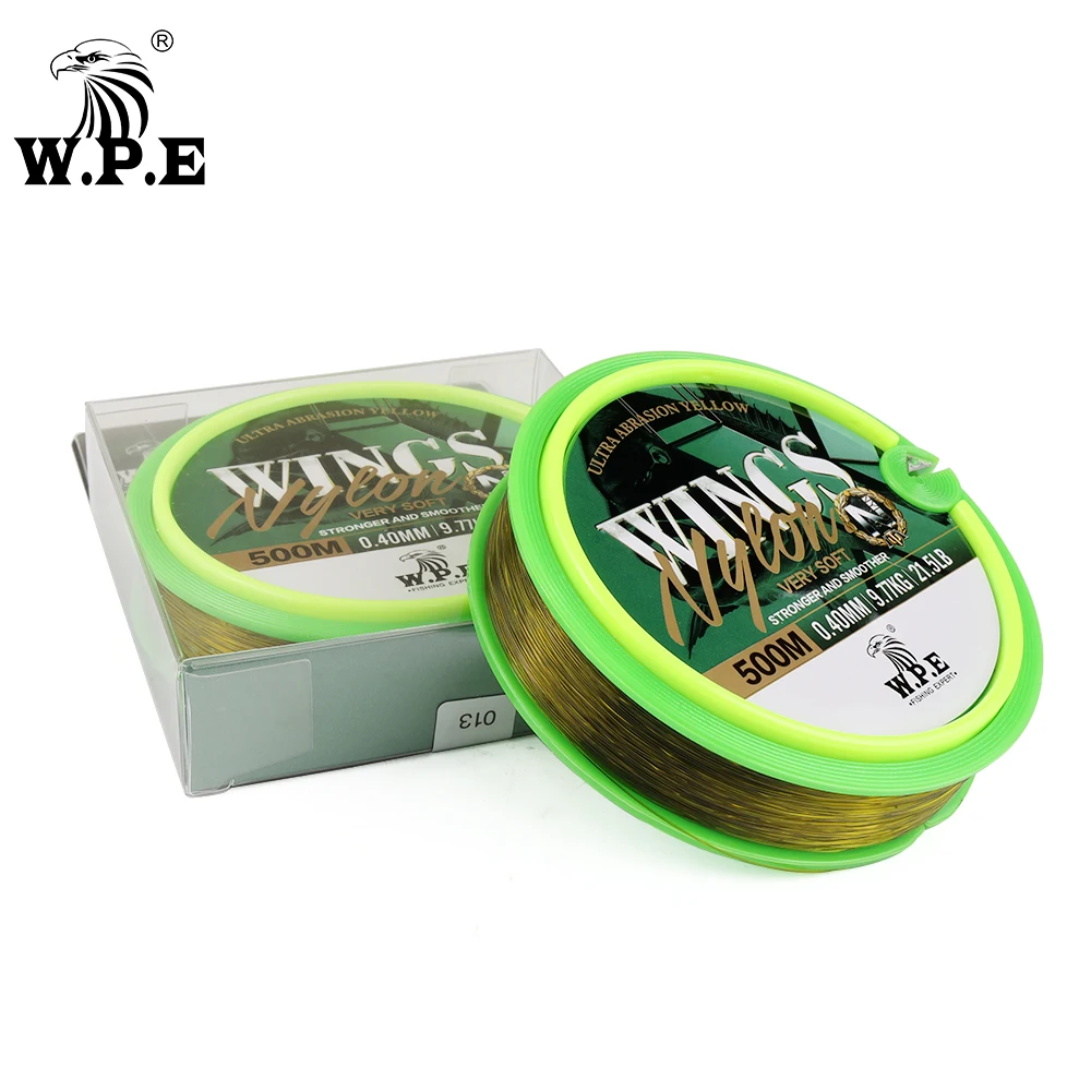 W.P.E WINGS Nylon Fishing Line 100m/300m/500m