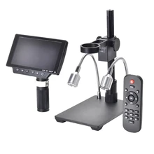 ABKT-Hy-1070 5 Inch Screen 16Mp 4K 1080P 60Fps Usb& Wifi Digital Industry Microscope Camera 150X C-Mount Lens 1/2.3 Imaging Sen