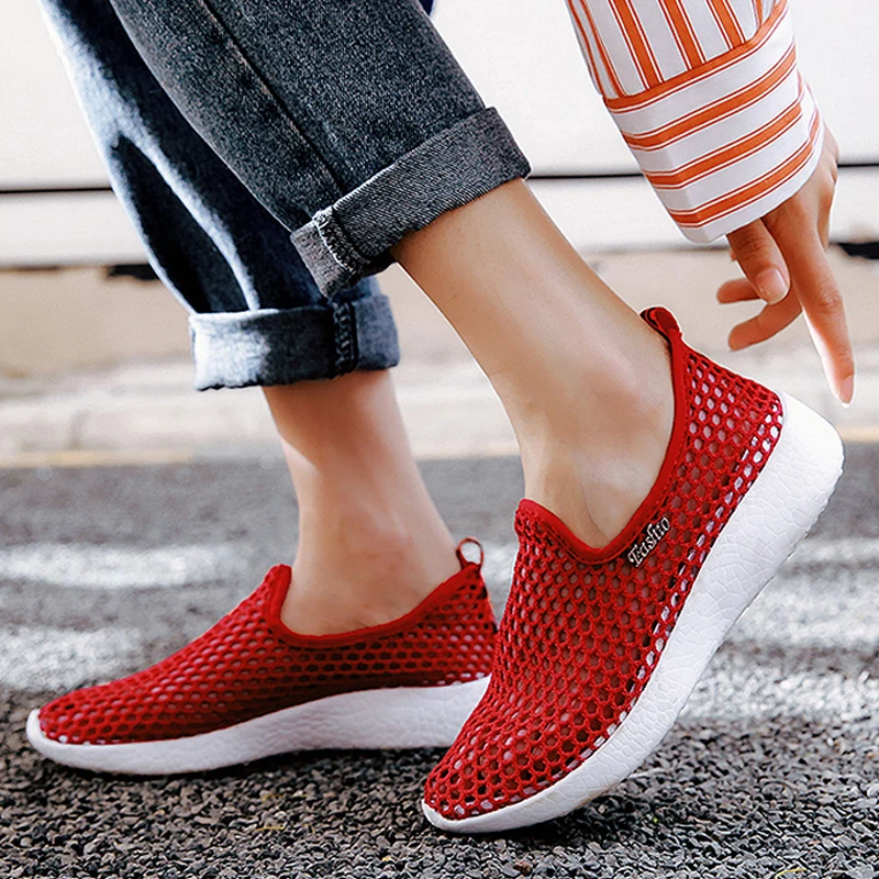 Women Sandals Comfortable Sandals Hot Season Female Sandals 2025 Mesh Breathable Women Shoes Fashion Sports Shoes Soft Comfortable Women Zapatos De Mujer