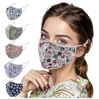 

Masque Dustproof Face Mask Cotton Unisex Reusable Safety Travel Fashion Mouth Mask Cover Outdoor Recycling Retro Mask Mascarar