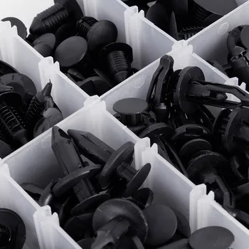 

240 Pcs Auto Vehicle Plastic Rivets Car Bumper Clips Retainer Fastener Door Snap Panel Fender for Ford Honda Toyota B99