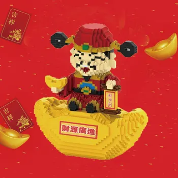 

Diamond small particles building blocks children creative wisdom building blocks building blocks piggy bank God of wealth 8819