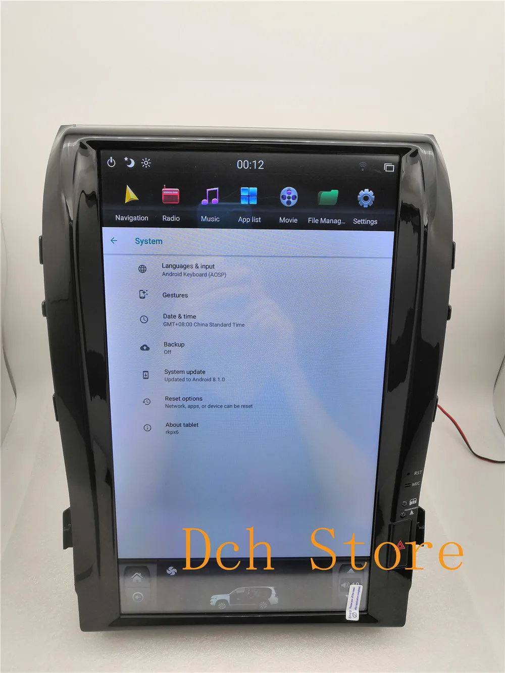 Excellent 16 inch tesla style Android 8.1 Car DVD player GPS Navi For Toyota Land Cruiser landcruiser LC200 2007-2015 VXR GXR px6 CARPLAY 25