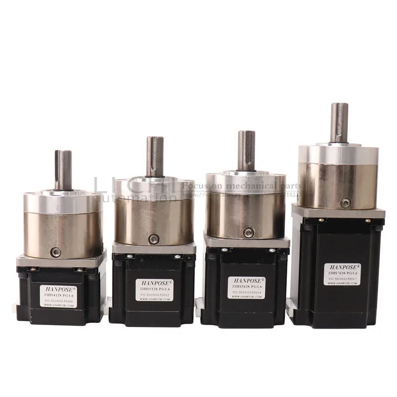 Nema23 23HS4128 5128 5628 7628 1.8A шаговый двигатель 3,6-1 4-1 15-1 экструдер Шестерни шаговые двигатели соотношение планетарный для 3D-принтеры