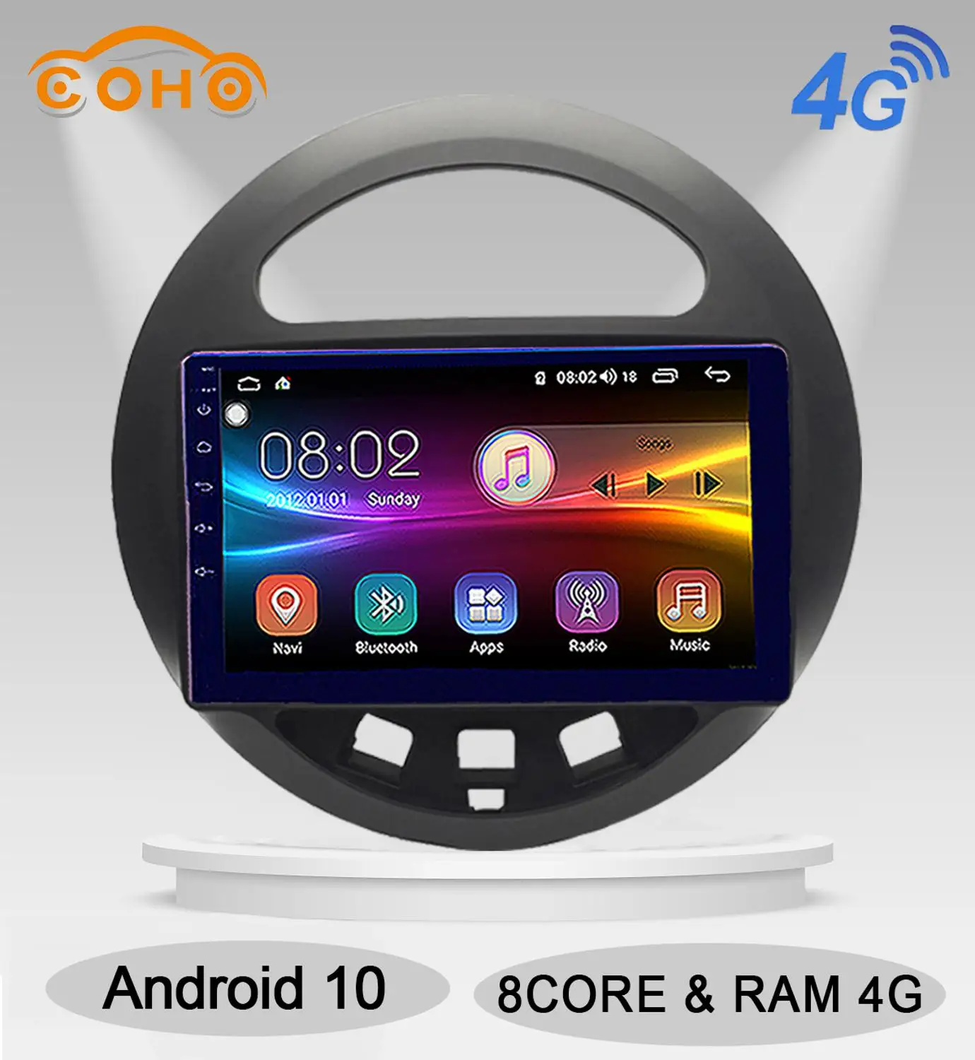 Автомагнитола Panda на Android 10 0 8 ядер gps для Geely Panda|Мультимедиаплеер авто| |