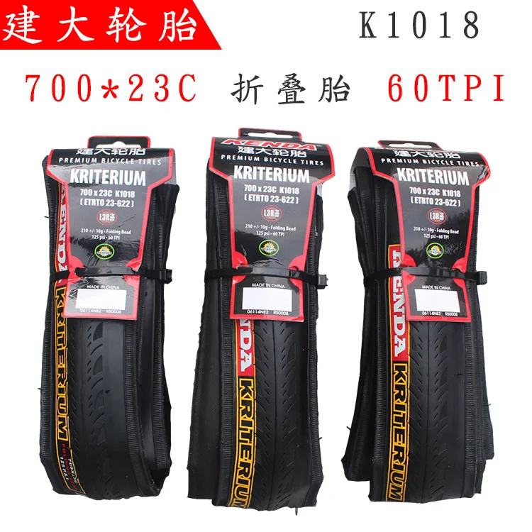 Kenda шины K1018 700* 23C 25C 60TPI фиксированная Шестерня дорожный велосипед Складные шины