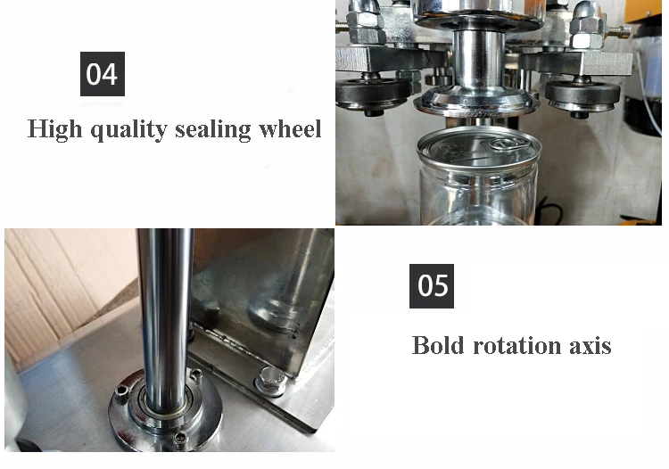 Коммерческий полуавтоматическая жестяной балон уплотнительное устройство для расширения колец открывания консервной банки укупорка колпачками машина для пэт бутылок уплотнитель банок сварочная машина