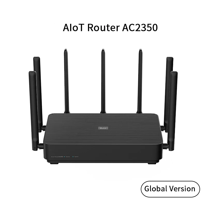 

Mi AIoT Router AC2350 Gigabit 2183Mbps 128MB Dual-Band WiFi Wireless Router Wifi Repeater With 7 High Gain Antennas Wider