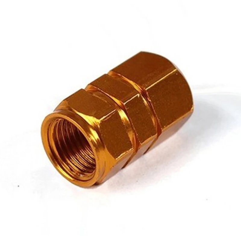 4Pcs Bicycle Air Valve Cap Tire Wheel Rims Stem Valve Dust Cover Bike Aluminum Theftproof Valve Stem Caps