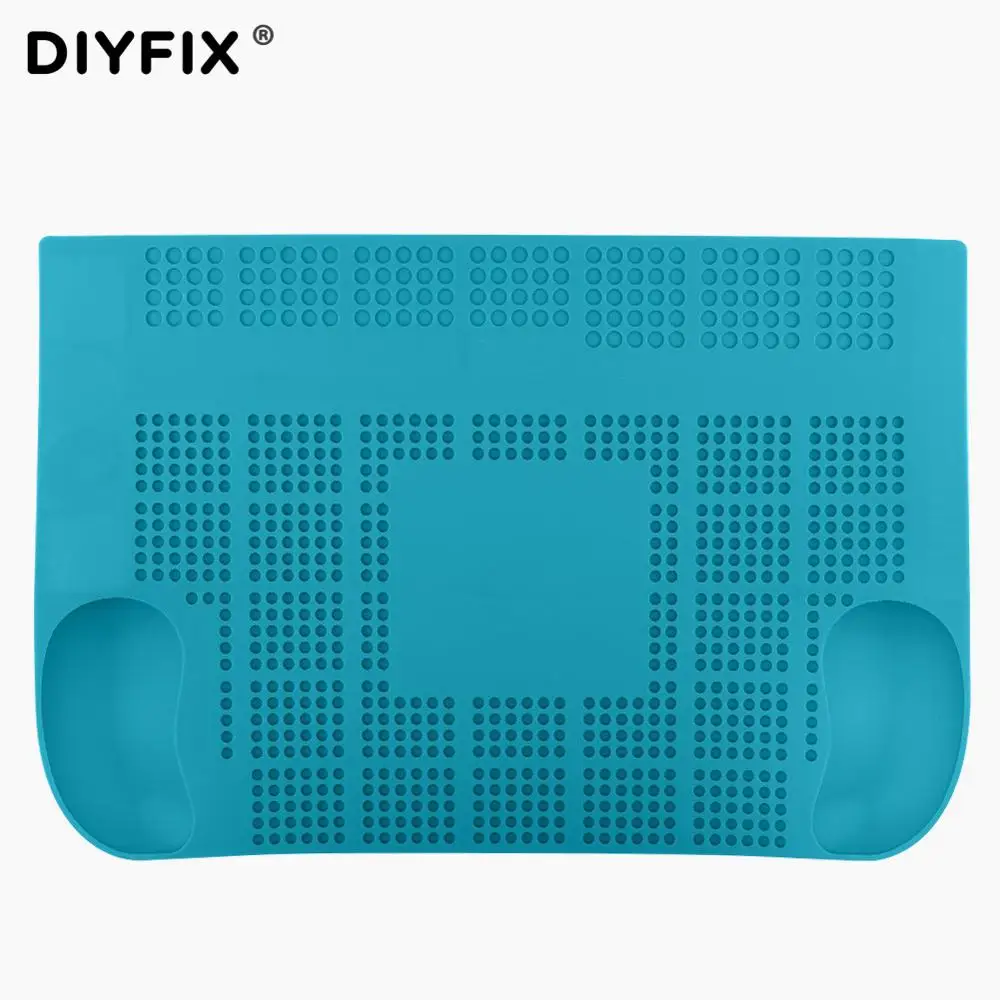  3D Wristband Silicone Work Pad Heat Resistant Insulation Desk Hot Air Gun Station Mat CellPhone BGA