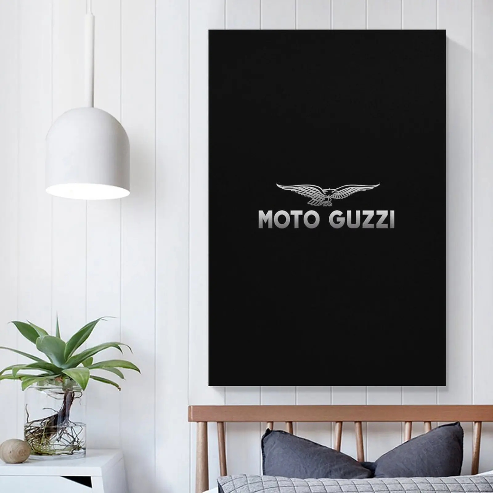 Аниме постер Moto Guzzi с логотипом домашний Декор живопись для дома аниме Рисунок по