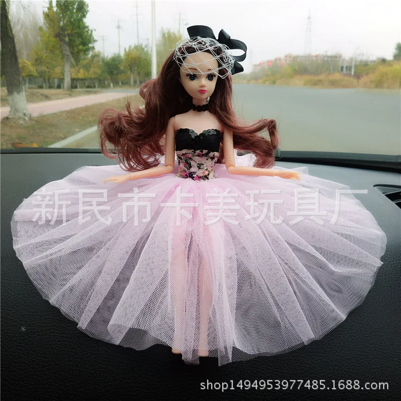 Car decoration creative car Wedding Doll wedding car doll lovely gift center console decoration