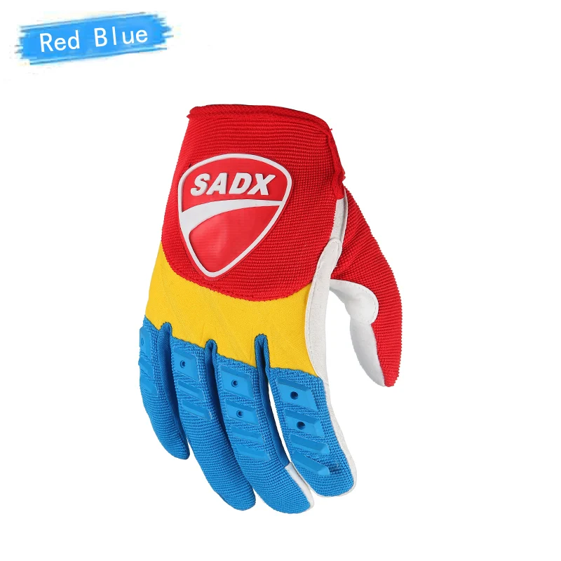 MX Troy Gp AIR DirtPaw перчатки для мотогонок летние дышащие легкие перчатки для горного велосипеда перчатки для мотокросса MTB - Цвет: red blue