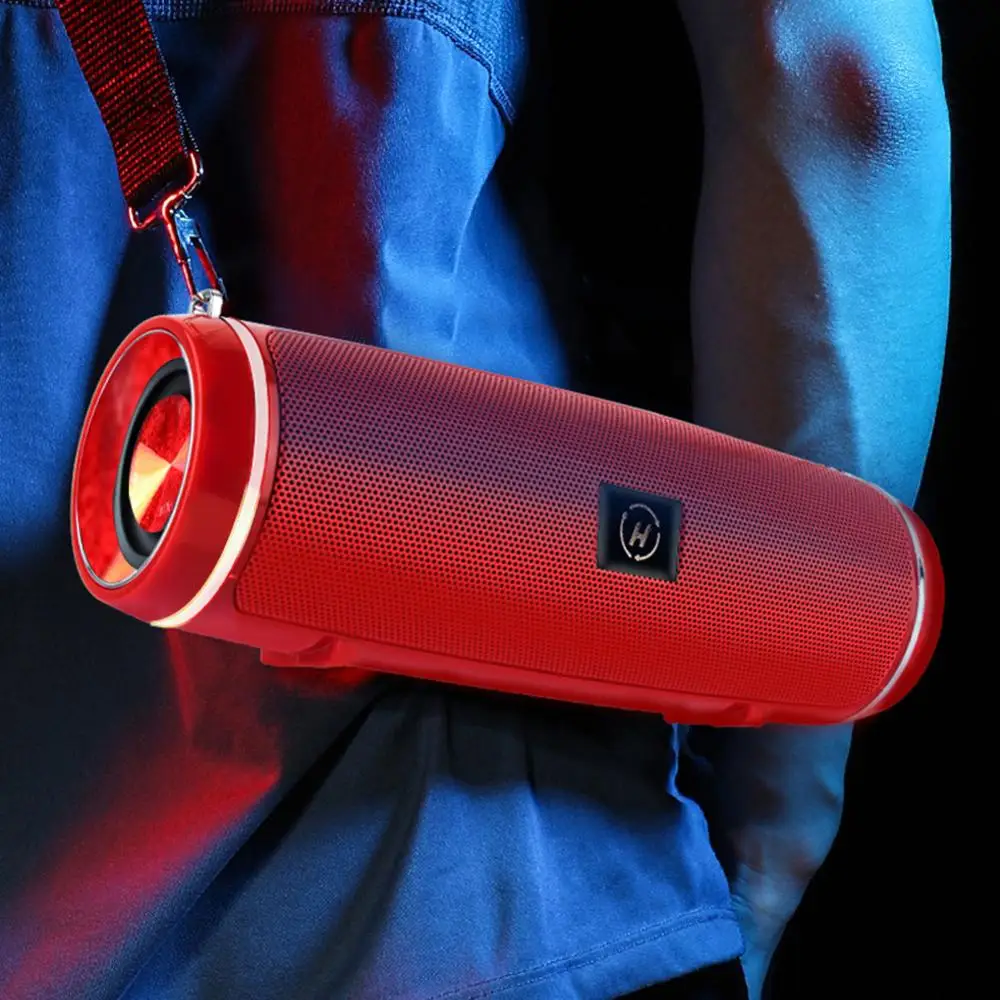 Портативный Мини Bluetooth динамик с AUX/USB/TF слот для карты двойной драйвер