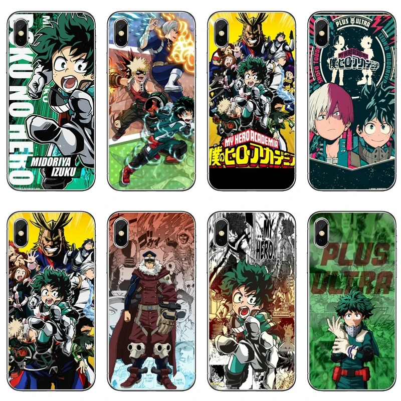 Boku no Hero Academia Silicone Soft Cover Case for iPhone 11 Pro XS Max XR X 8 7 6 6S Plus 5 5S SE | Мобильные телефоны и
