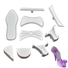 DIY инструмент для выпечки 9 штук женские туфли на высоком каблуке формы для торта шоколадного украшения