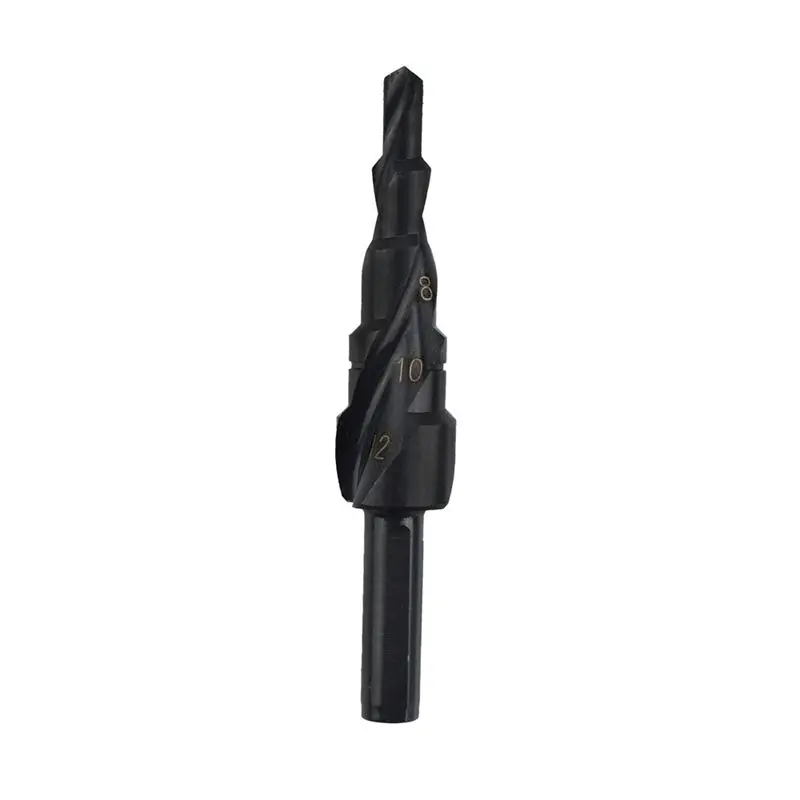 4-32Mm Hss Cobalt Step Drills Nitrogen Spiral For Metal Cone Drill Bit Set Triangle-Shank Hole Woodworking Wood Cutter