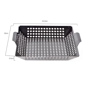 

Barbecue Tray BBQ Grilling Pans Enamel Baking Dish Vegetable Baked Potato Plate Kitchen,Dining & Bar 34.5x30x5.5cm TB Sale