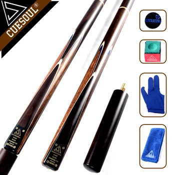 

CUESOUL 3/4 57" 9.8mm Snooker Cue With Extension/Joint Protector CSSNK004 With Accessories