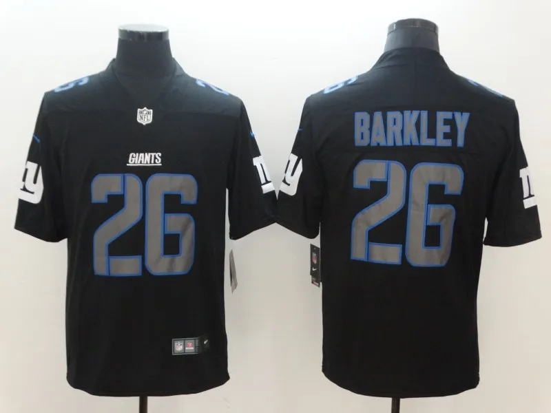 AS PICTURE Мужчины Нью-Йорк Saquon Barkley Odell Beckham Jr Лоуренс Тэйлор Лэндон Коллинз Эли Мэннинг Деймон Харрисон Раш футбольные майки BHR - Цвет: AS PICTURE
