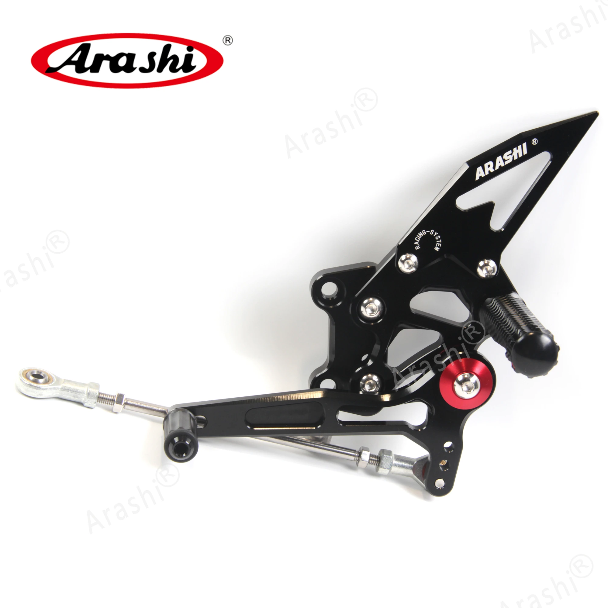 Arashi Регулируемая всадник задняя Подножка для KAWASAKI NINJA 250R 2008-2012 ЧПУ подножки задние наборы 250 R 2009 2010 2011 10 11 12