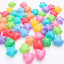 Bolas de plástico 100 cores, bolas em formato de estrela, bolas com onda marítima, ecológicas, multifuncionais, brinquedos de treinamento para crianças, inteligência